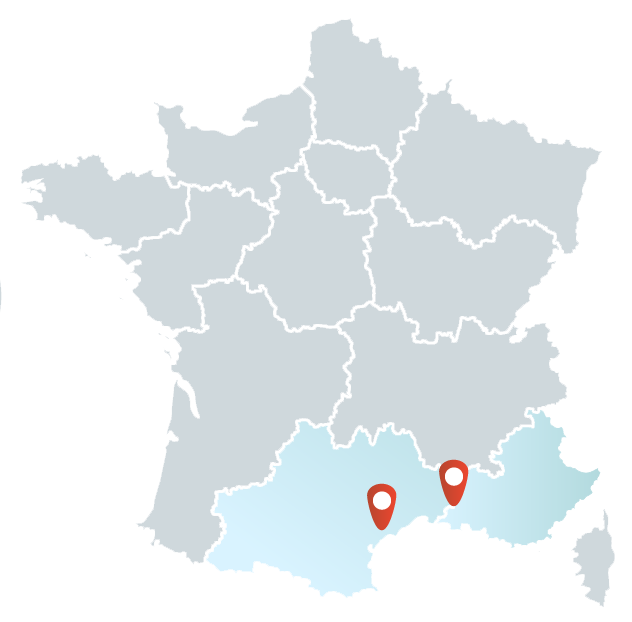 Carte IPS Formation - Nîmes + Vendres